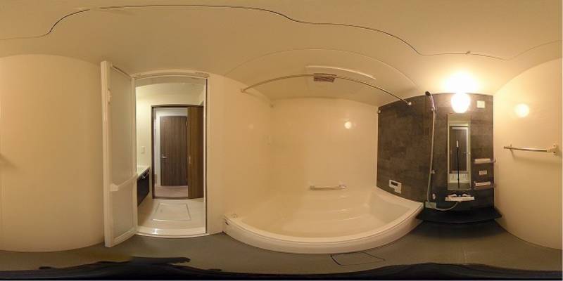 パノラマ画像バスルーム