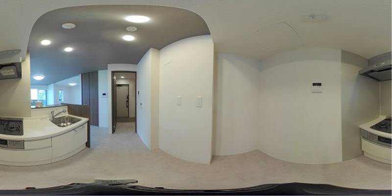 パノラマ画像キッチン