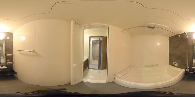 パノラマ画像バスルーム