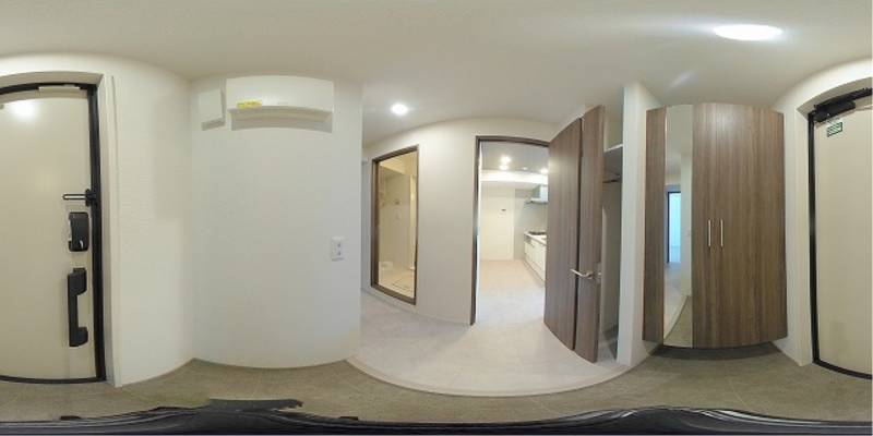 パノラマ画像玄関