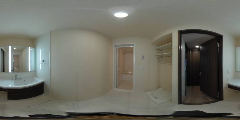 パノラマ画像洗面所