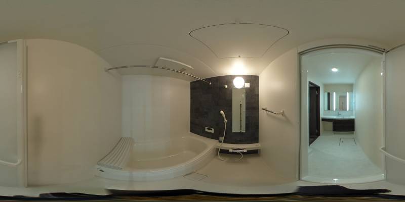 パノラマ画像バスルーム