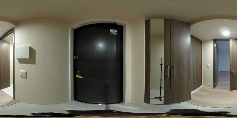 パノラマ画像玄関