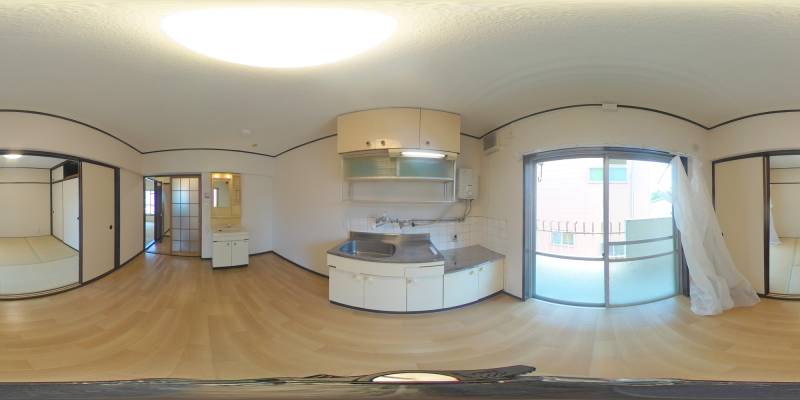 パノラマ画像キッチン