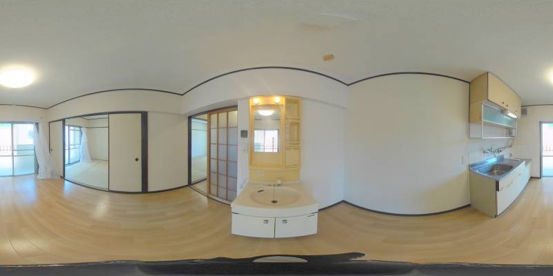 パノラマ画像洗面所