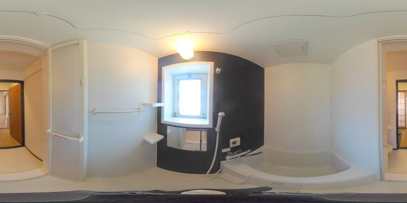 パノラマ画像バスルーム