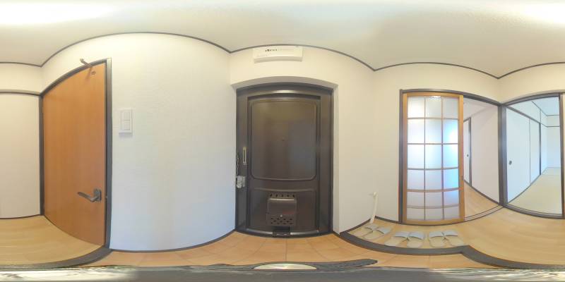 パノラマ画像玄関