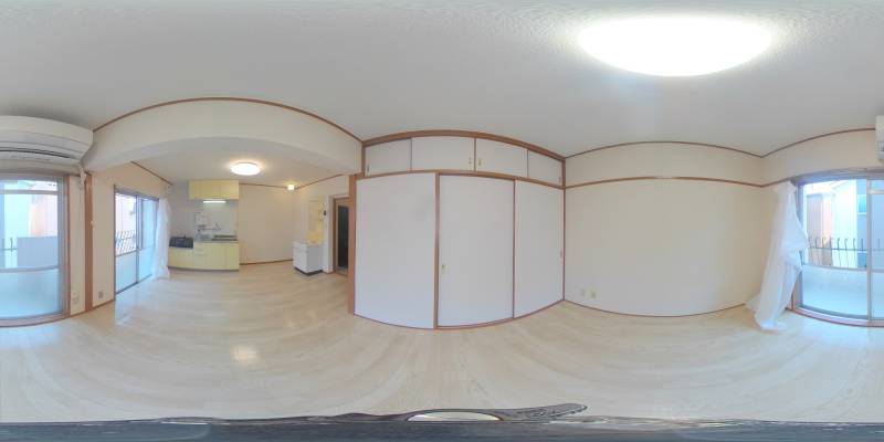 パノラマ画像リビング