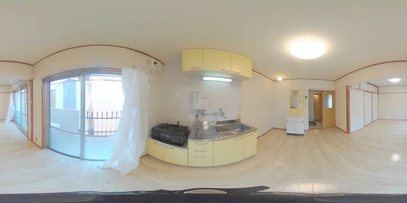 パノラマ画像キッチン