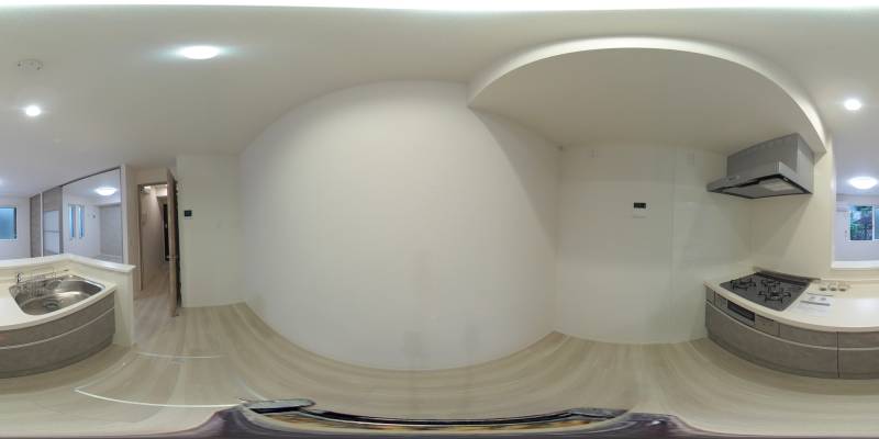 パノラマ画像キッチン