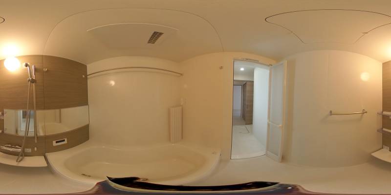 パノラマ画像バスルーム