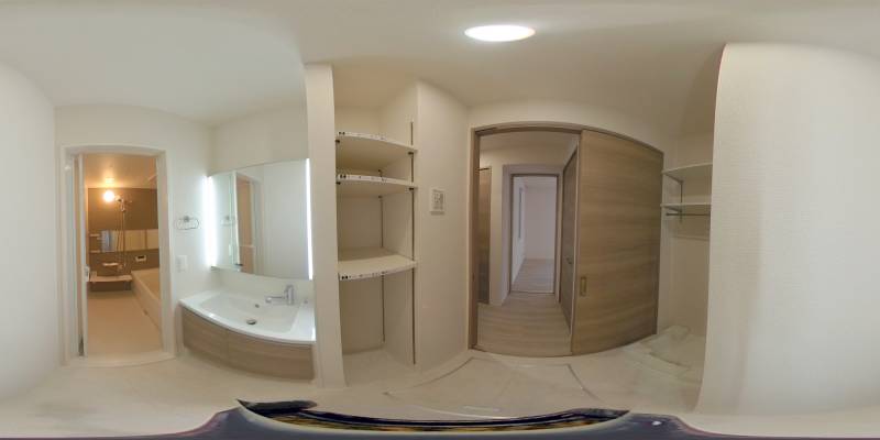 パノラマ画像洗面所