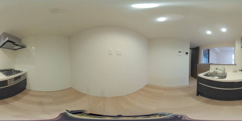 パノラマ画像キッチン