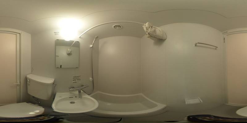 パノラマ画像バスルーム