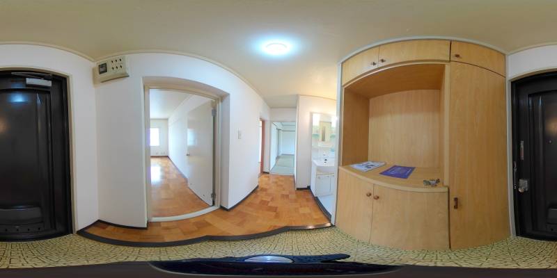 パノラマ画像玄関