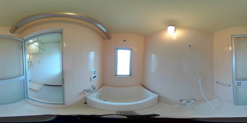 パノラマ画像バスルーム