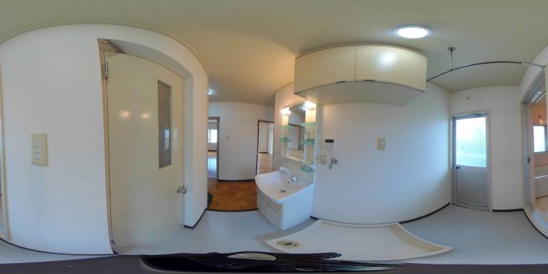 パノラマ画像洗面所