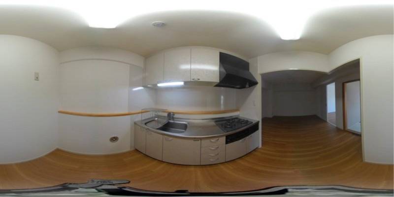 パノラマ画像キッチン