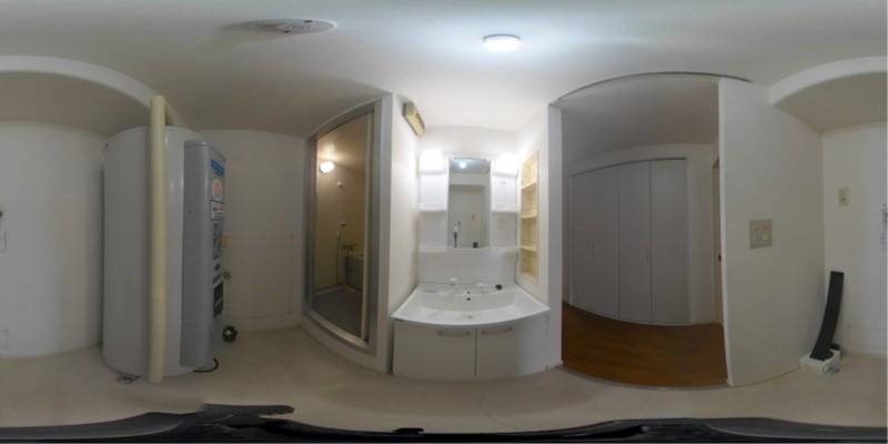 パノラマ画像洗面所