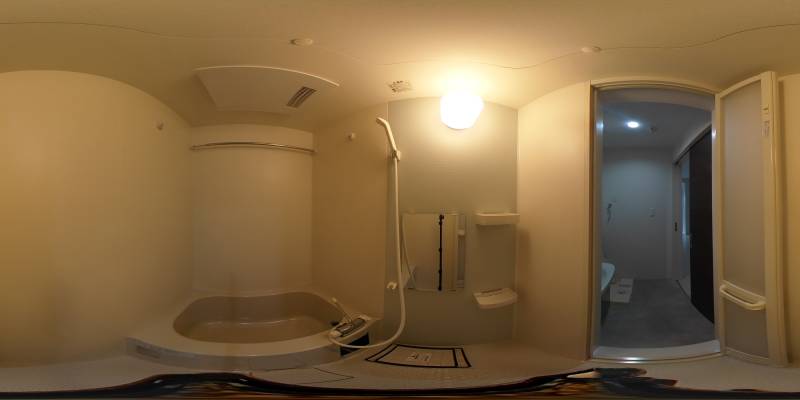 パノラマ画像バスルーム