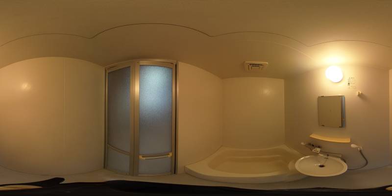 パノラマ画像バスルーム