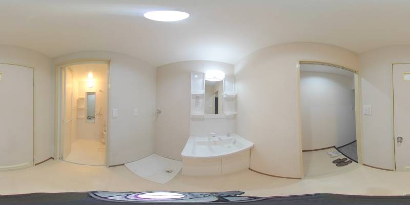 パノラマ画像洗面所