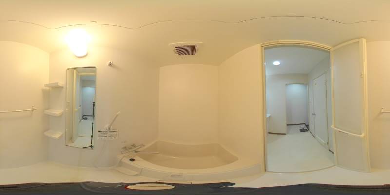 パノラマ画像バスルーム