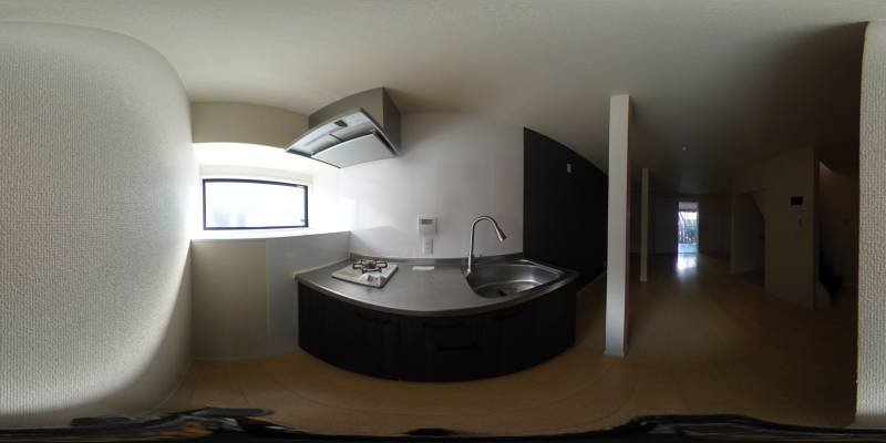 パノラマ画像キッチン