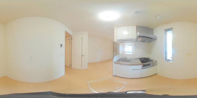 パノラマ画像キッチン