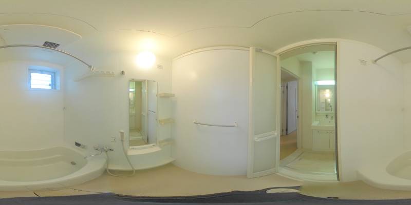 パノラマ画像バスルーム