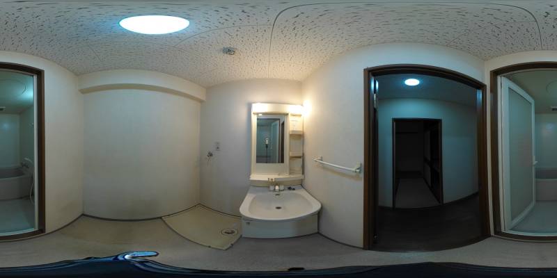 パノラマ画像洗面所