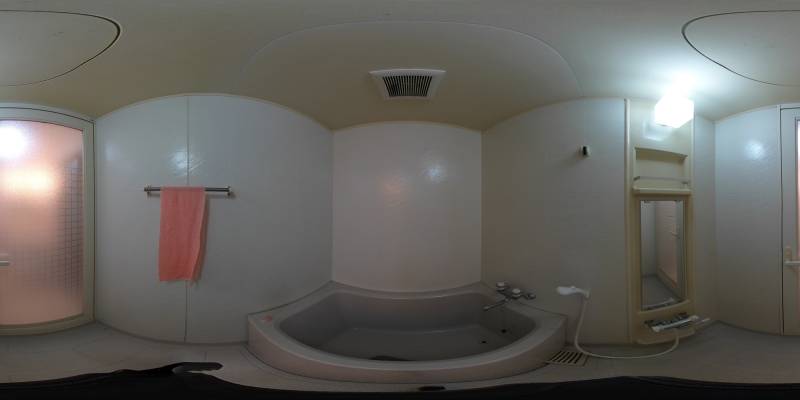 パノラマ画像バスルーム