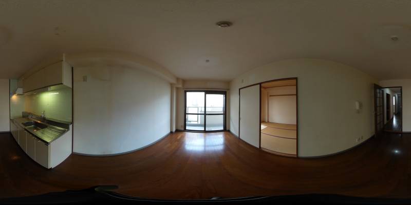 パノラマ画像リビング