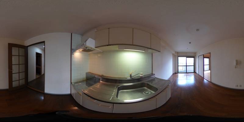 パノラマ画像キッチン