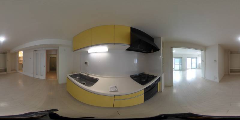 パノラマ画像キッチン