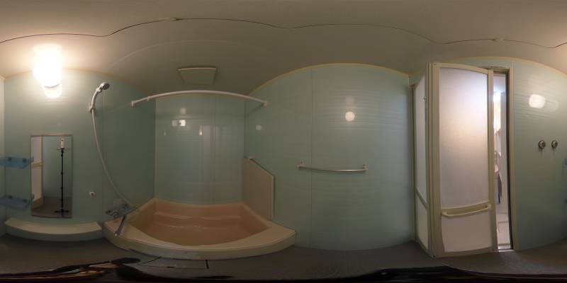 パノラマ画像バスルーム