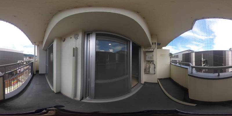 パノラマ画像バルコニー