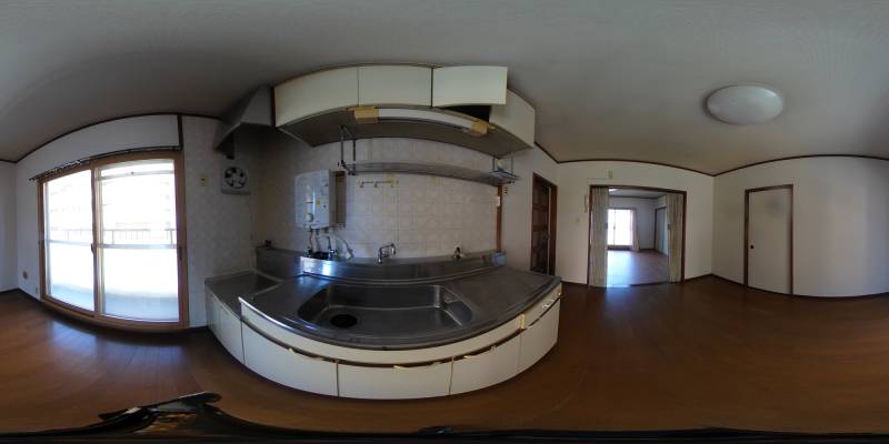 パノラマ画像キッチン