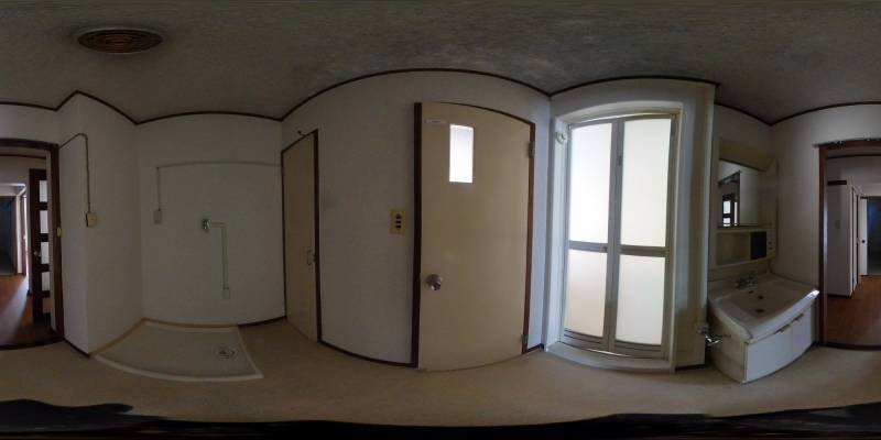 パノラマ画像洗面所