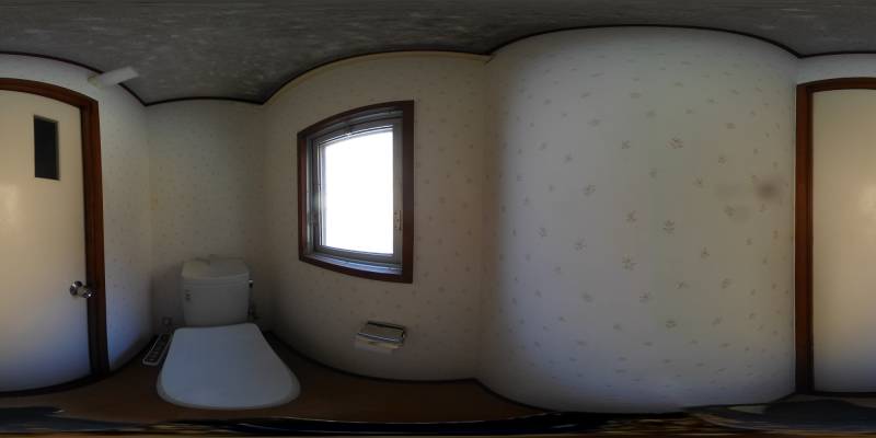 パノラマ画像トイレ