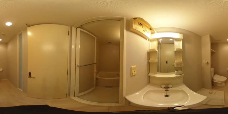 パノラマ画像洗面所