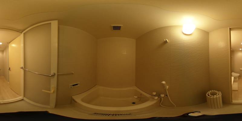 パノラマ画像バスルーム