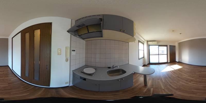 パノラマ画像キッチン