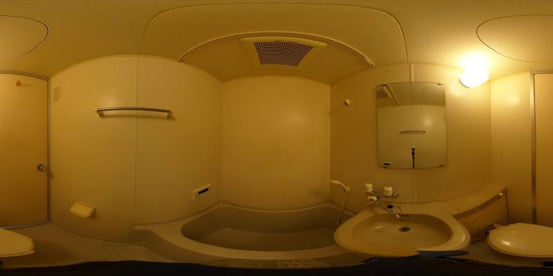 パノラマ画像バスルーム