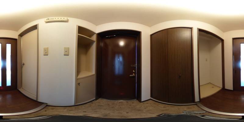 パノラマ画像玄関