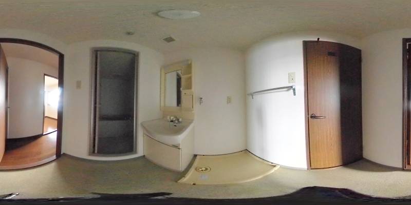 パノラマ画像洗面所