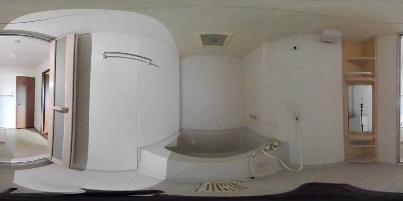 パノラマ画像バスルーム