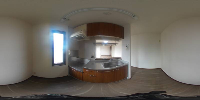 パノラマ画像キッチン