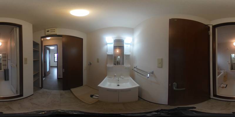 パノラマ画像洗面所