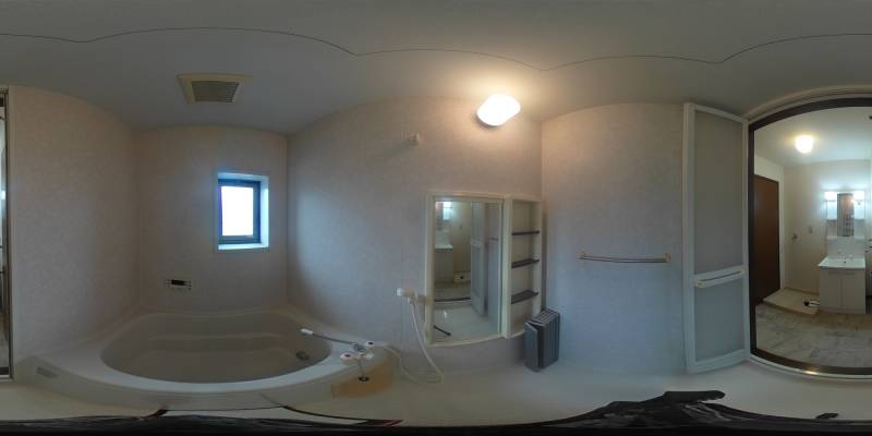 パノラマ画像バスルーム